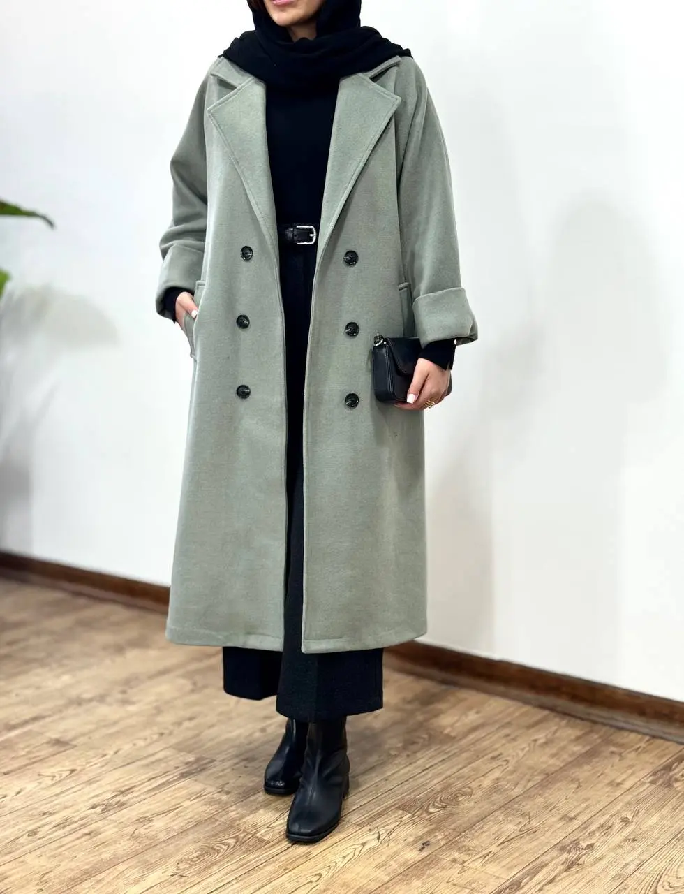 پالتو فوتر بلند آستردار آیسو دلبر